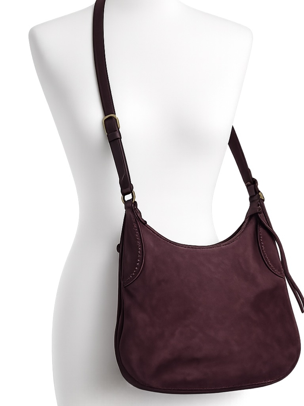 Women's Rebecca Minkoff Purple Suede Hobo Bag